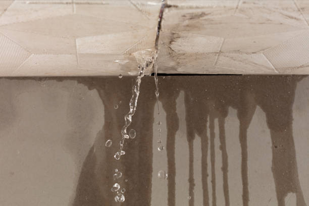 Professional Sewage Cleanup technician working in Prudence Island, RI